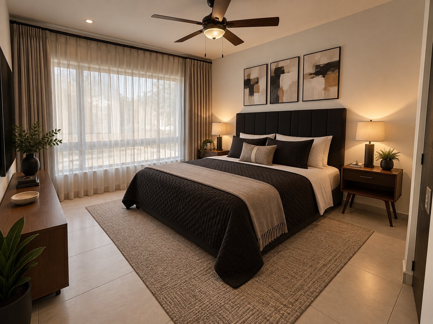 Recámara principal (Master Suite) con excelente iluminación